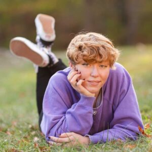 Charlottesville High School Senior Photography - Girl in Park